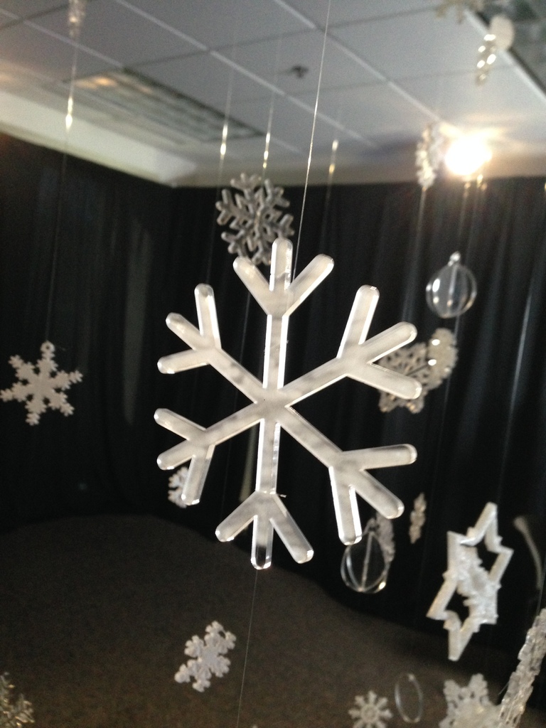 Laser Cut Snowflake Ornaments SVG File