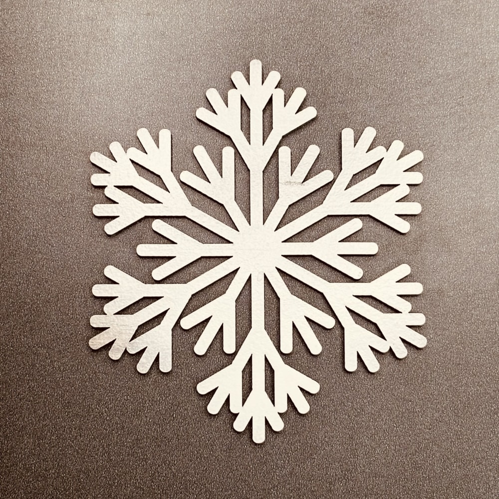 Laser Cut Snowflake Silhoutte SVG File
