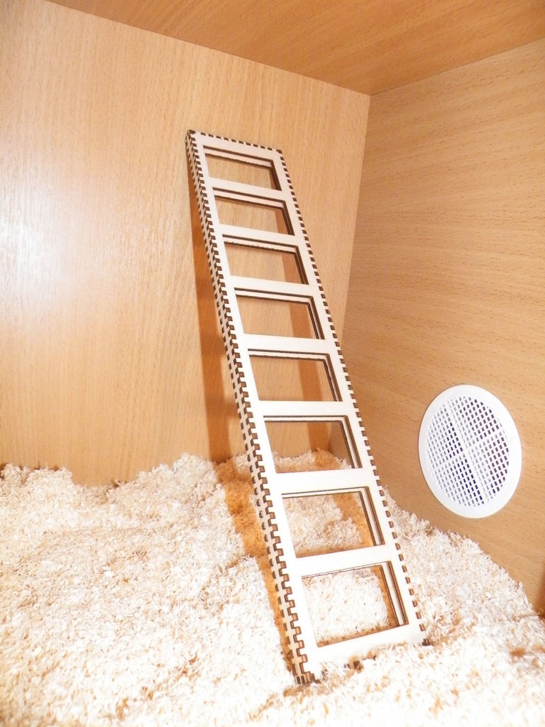 Laser Cut Toy Ladder Free Vector