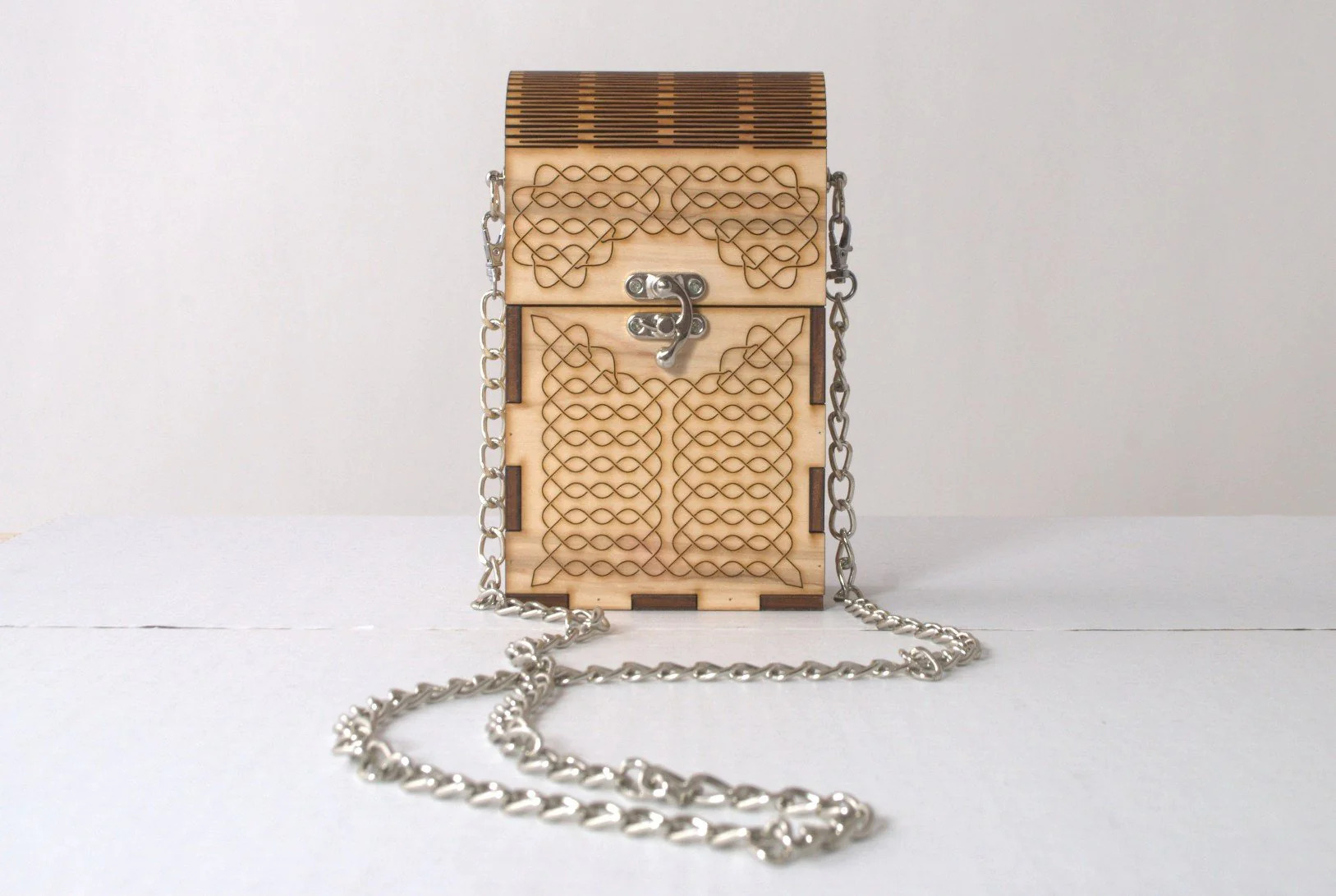 Laser Cut Mini Wooden Purse DXF File