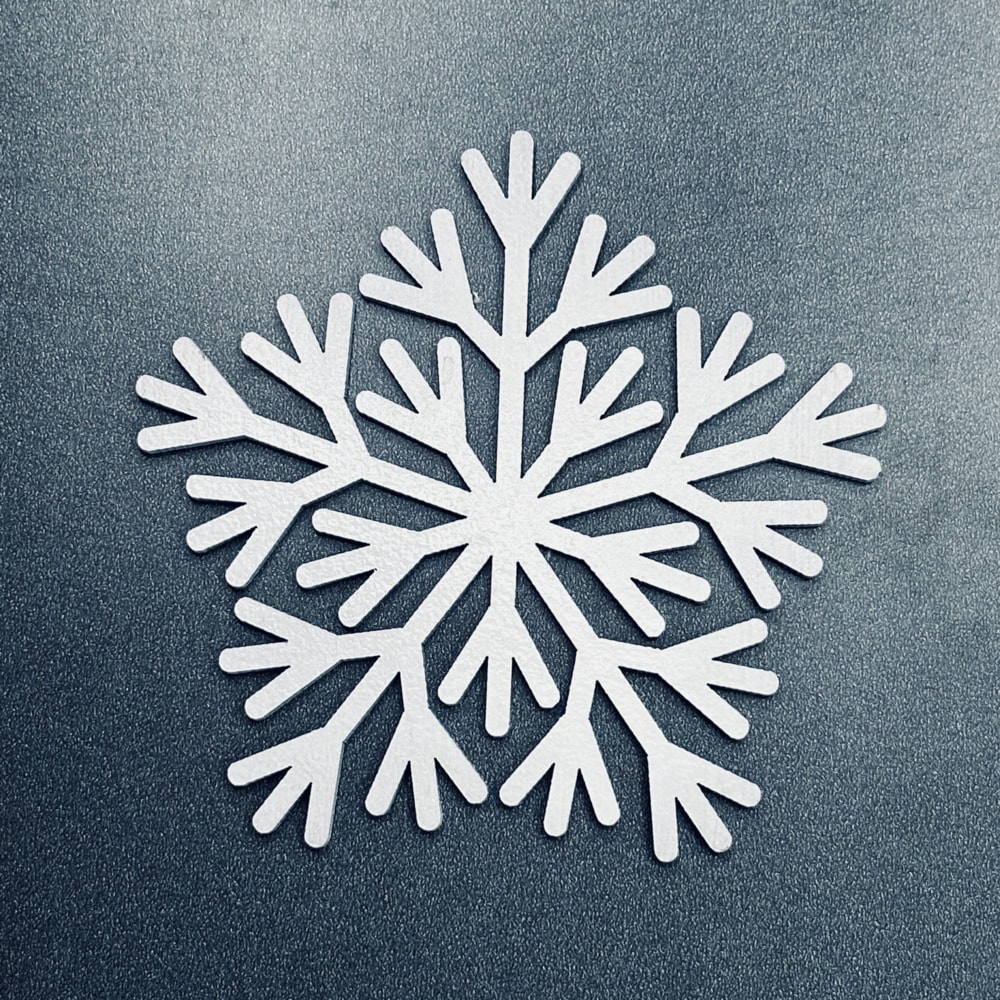 Laser Cut Winter Snowflake SVG File