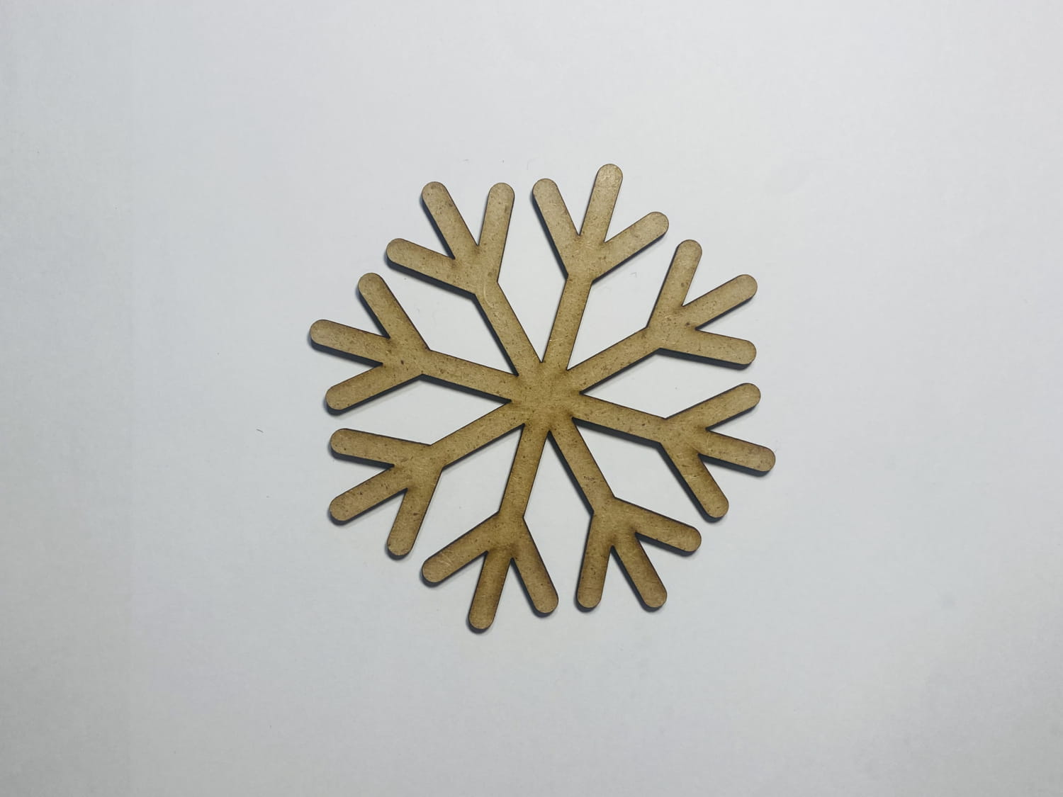 Laser Cut Snowflake Cutout Unfinished Wood Shape Craft Free Vector