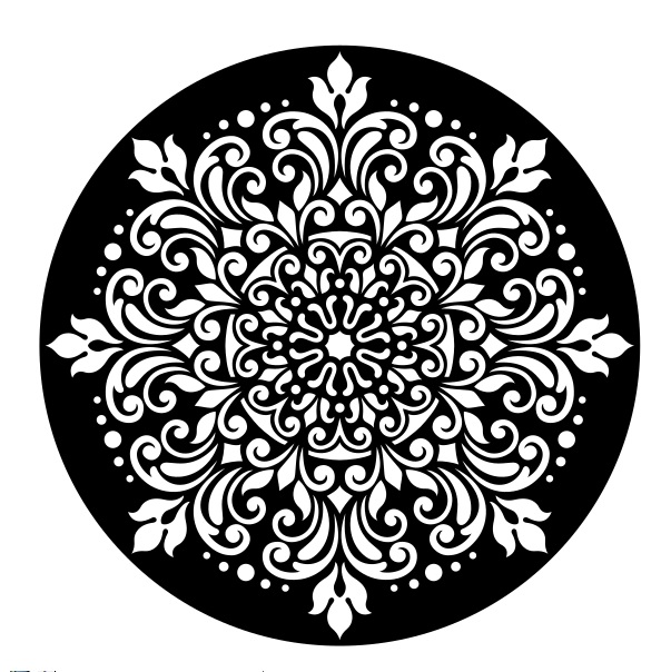 Laser Cut Wooden Mandala Partition Decor SVG File