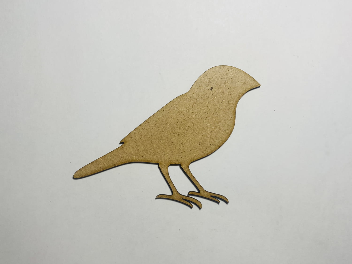 Laser Cut Wood Finch Cutout Unfinished Wooden Finch Shape Free Vector