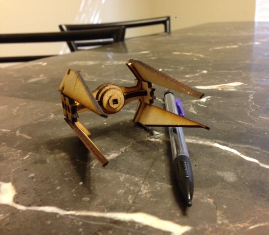 Laser Cut Tie Interceptor DXF File